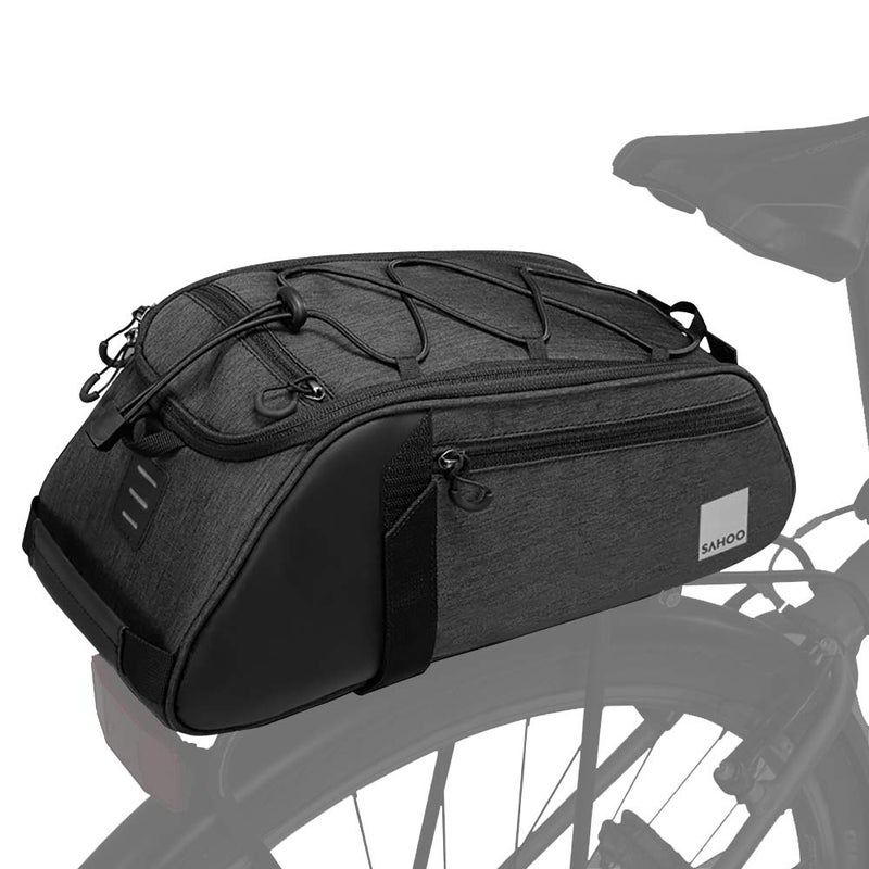 Roswheel Essentials Series 141466 Bike Trunk Bag Bicycle Rear Rack Pack Cycling Accessories Pannier, 8L Capacity - Image 1